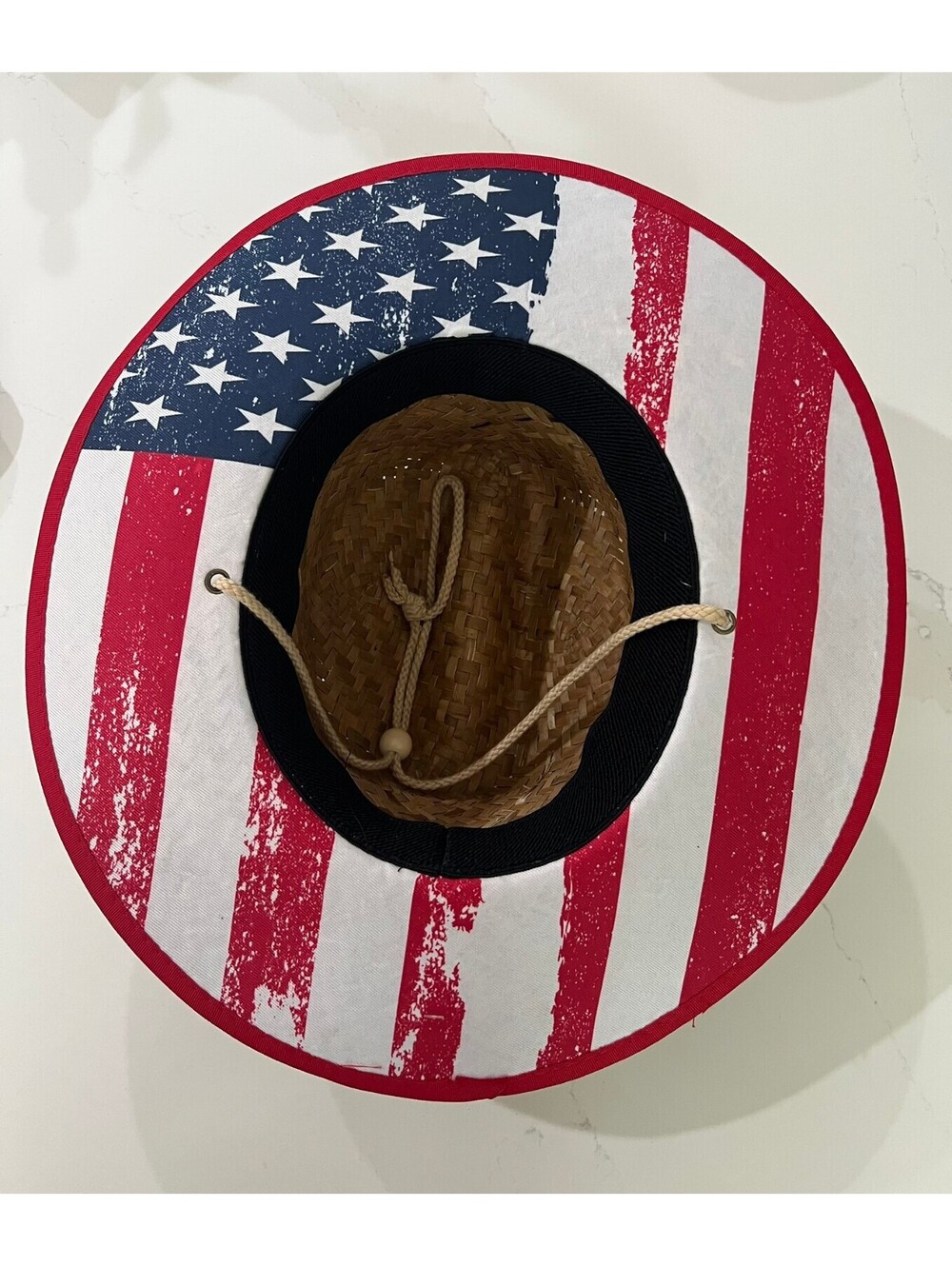 PATRIOT STRAW HAT, One Size
